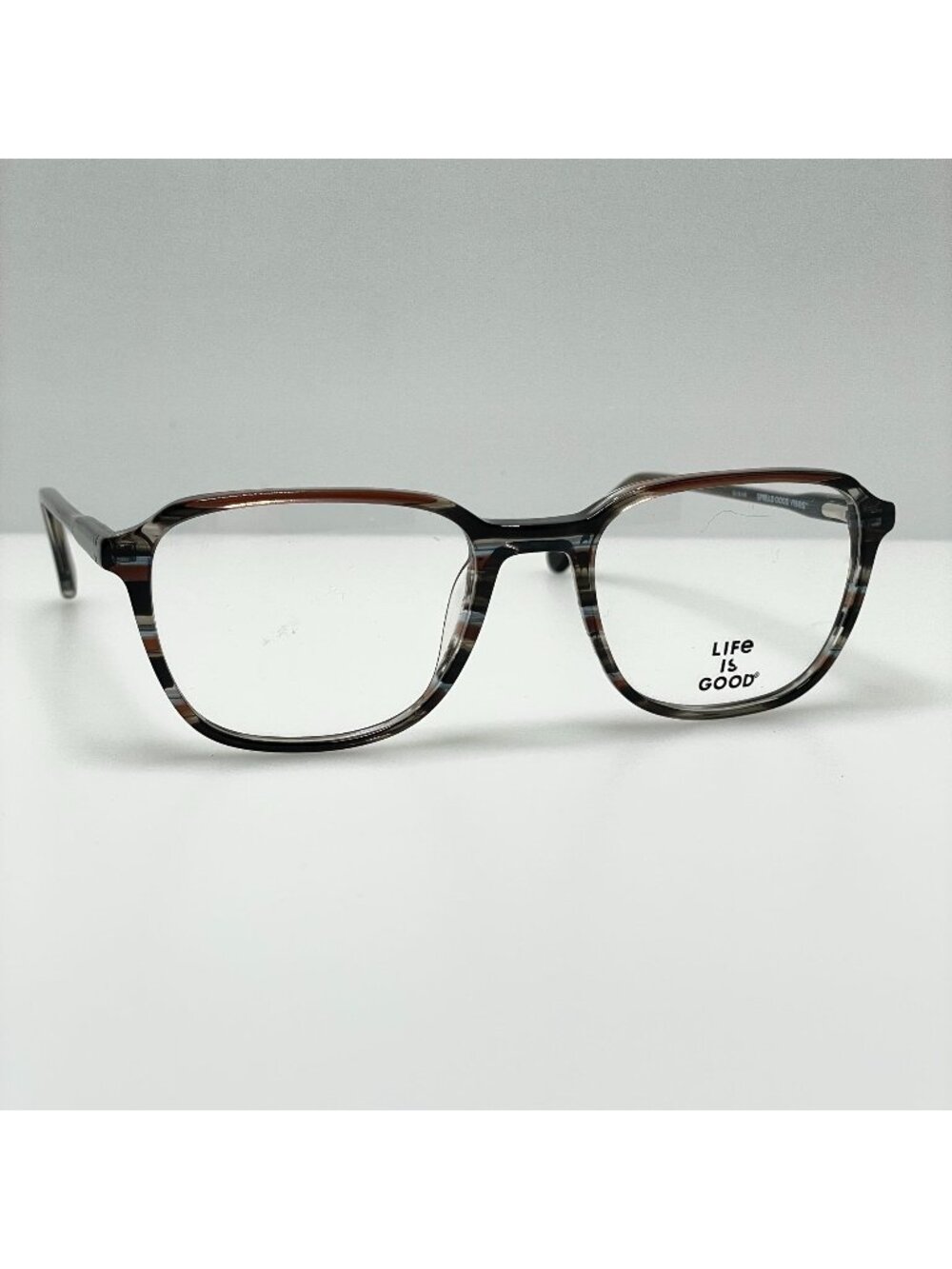 Life Is Good Eyeglasses Eye Glasses Frames Rhea Grey Stripe 53-19-145